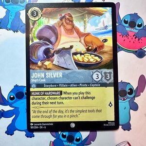 john silver 181/204 [treasure planet] - common — disney lorcana: azurite sea